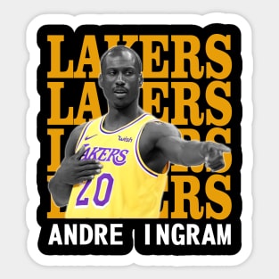 Los Angeles Lakers Andre Ingram Sticker